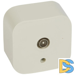 Розетка TV Legrand Quteo слоновая кость 782245