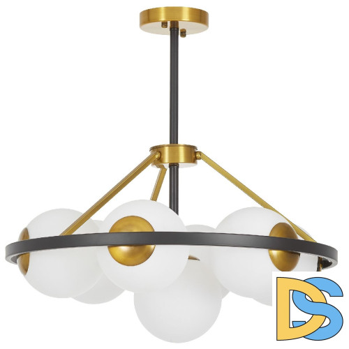 Подвесная люстра Lumina Deco Donzano LDP 8034-7 BK+WT