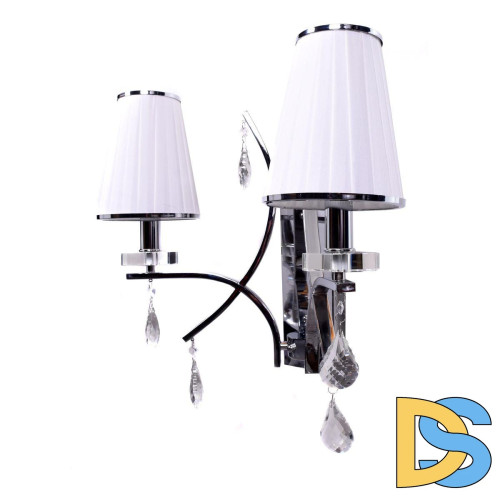 Бра Lumina Deco Glamour LDW 66247-2 WT+CHR
