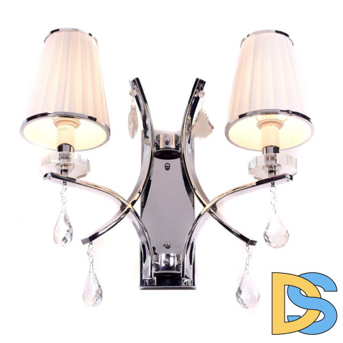 Бра Lumina Deco Glamour LDW 66247-2 WT+CHR