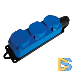 Розетка переносная 3-местная c/з Stekker Одри RST16-23-44-4 49403