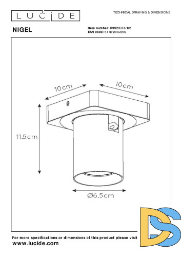 Спот Lucide Nigel 09929/05/02