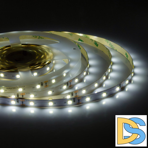 Светодиодная лента Apeyron Стандарт 12В 2835 9,6Вт/м 6500К 5м IP20 00-55