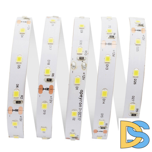 Светодиодная лента Apeyron Стандарт 12В 2835 9,6Вт/м 6500К 5м IP20 00-55