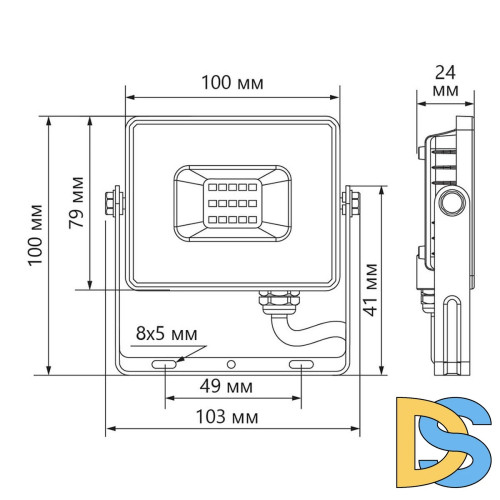 Светодиодный прожектор Feron LL919 29494