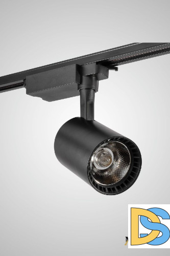Трековый однофазный светильник AM Group AM182-BK 4000K
