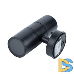 Уличный настенный светильник Uniel UUL-S22D-2x7W/GU10 IP65 BLACK UL-00011270