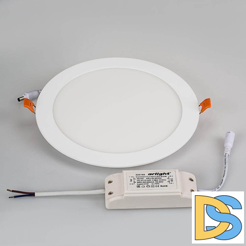 Встраиваемый светодиодный светильник Arlight DL-225M-21W White 020117