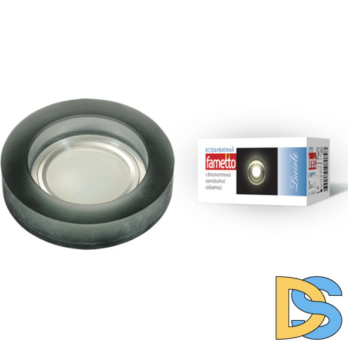 Встраиваемый светильник Fametto Luciole DLS-L110 GU5.3 CHROME/MATT BLACK UL-00000362
