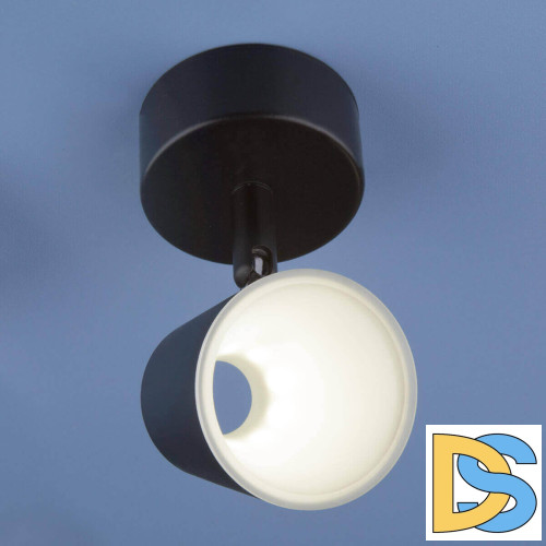 Светодиодный спот Elektrostandard DLR025 5W 4200K черный матовый 4690389115103