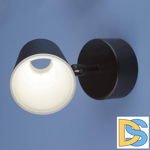 Светодиодный спот Elektrostandard DLR025 5W 4200K черный матовый 4690389115103