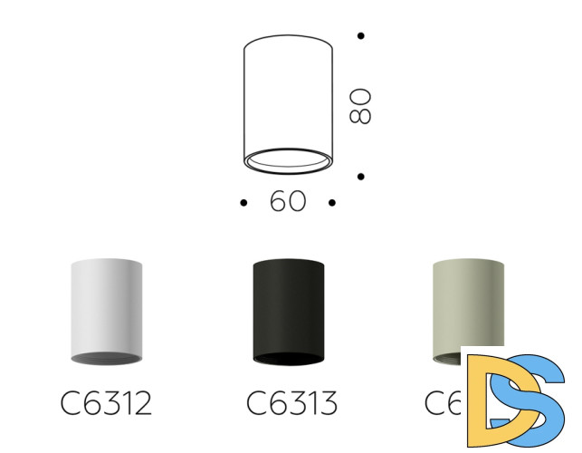 Корпус светильника накладной Ambrella Light DIY Spot C6313