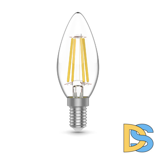 Лампа светодиодная Gauss Basic Filament E14 5,5W 4100K 1031126T