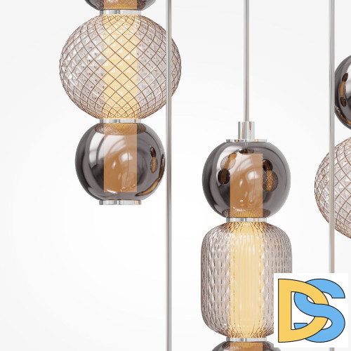 Каскадная люстра Maytoni Drop MOD273PL-L80CH3K