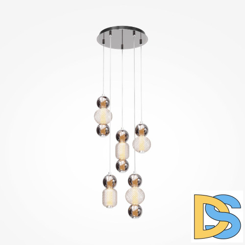 Каскадная люстра Maytoni Drop MOD273PL-L80CH3K