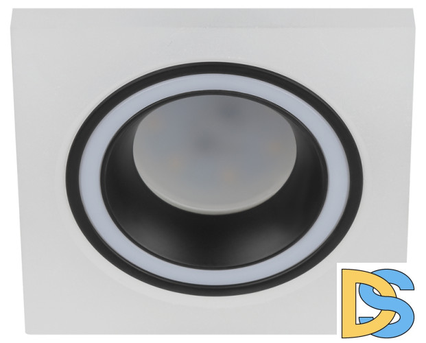 Встраиваемый светильник Эра DK91 WH/BK Б0054361