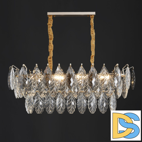 Подвесная люстра Delight Collection D8011P/L-800 gold/smoky