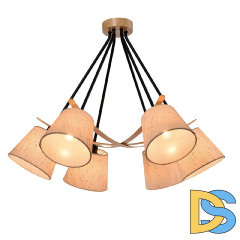 Подвесная люстра IMEX Soul MD.19412-6-P-BK