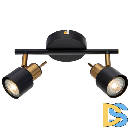 Спот Arte Lamp Almach A1906PL-2BK