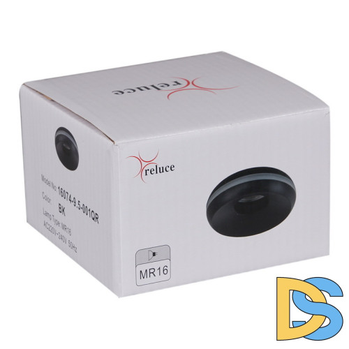 Точечный светильник Reluce 16074-9.5-001QR MR16 BK