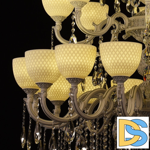 Подвесная люстра Bohemia Ivele Crystal AL78101/16+8+8/300/3d B WMN P1 U Wave