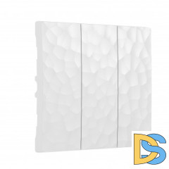 Набор клавиш для выключателя трехклавишного (белый) W1239001