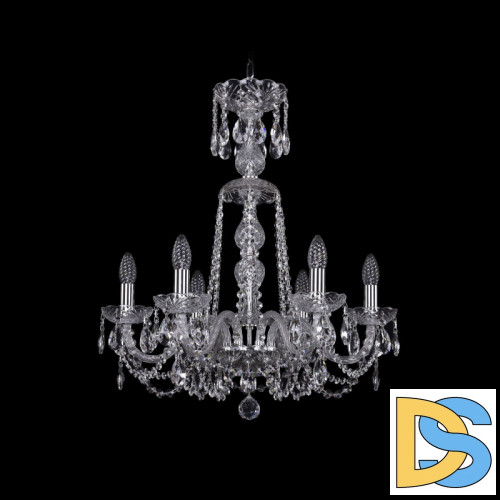 Подвесная люстра Bohemia Ivele Crystal 1402/6/195/XL-64 Ni
