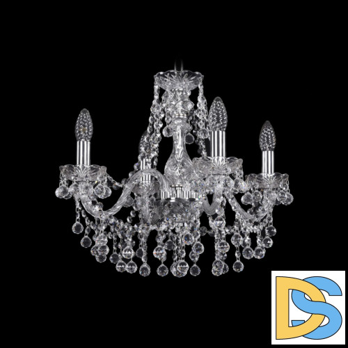 Подвесная люстра Bohemia Ivele Crystal 1409/4/160 Ni