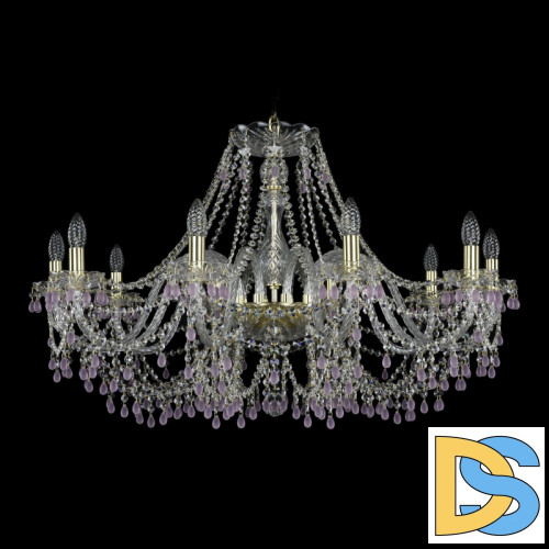 Подвесная люстра Bohemia Ivele Crystal 1410/10/360 G V7010