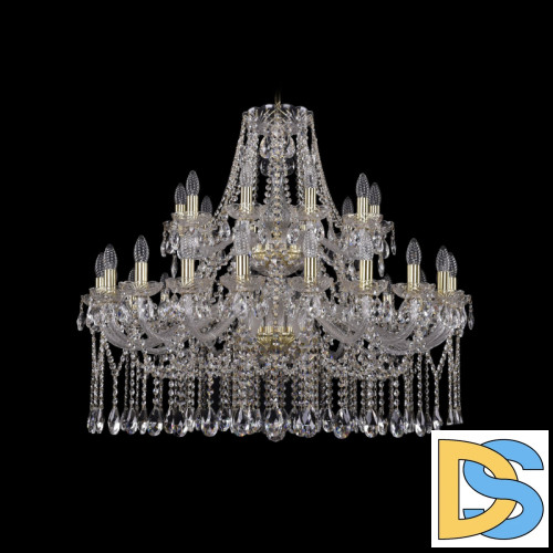 Подвесная люстра Bohemia Ivele Crystal 1413/20+10/360/2d G
