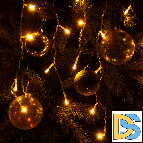 Гирлянда Eurosvet 100-001 100-001 теплый белый 1,8*0,5м IP20 a060410