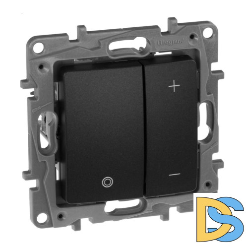 Диммер кнопочный Legrand Etika без нейтрали 400W антрацит 672618