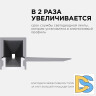 Профиль под штукатурку Apeyron ширина ленты до 12мм (рассеиватель, заглушки - 2шт) 08-48