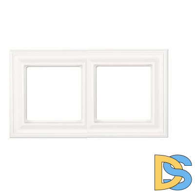 Рамка двухместная Jung EPD482WW
