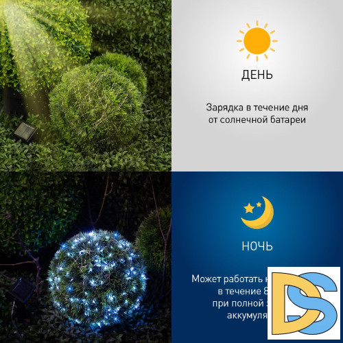 Садовая гирлянда Нить Эра ERASF22-17 Б0053368