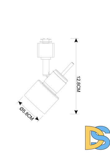 Трековый светильник ARTE Lamp ALMACH A1906PL-1BK