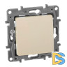 Выключатель кнопочный одноклавишный Legrand Etika 6A 250V слоновая кость 672314