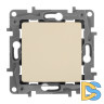 Выключатель кнопочный одноклавишный Legrand Etika 6A 250V слоновая кость 672314