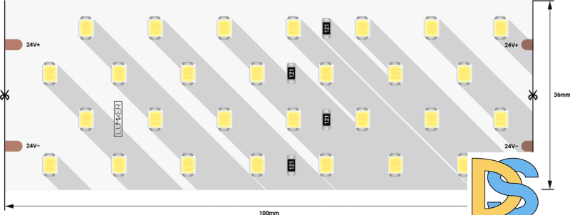 Светодиодная лента DesignLed DSG2280-24-WW-33 000533