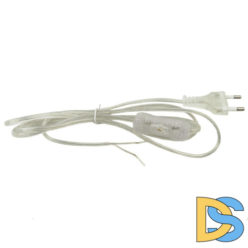 Шнур сетевой с вилкой и выключателем (UL-00004433) Uniel UCX-C11/02A-170 Clear