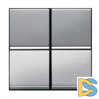 Переключатель 2кл проходной ABB Niessen Zenit Серебро