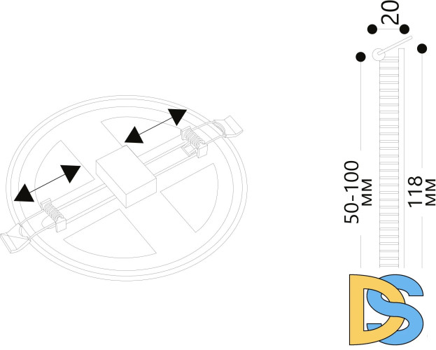 Накладной светильник ARTE Lamp A7973PL-1WH
