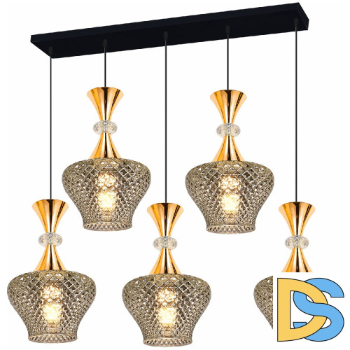 Подвесная люстра Reluce 09004-0.9-05L SMOKE