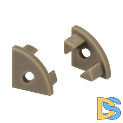 Заглушка Arlight SL-KANT-H11 OLIVE GREY c отверстием 038368