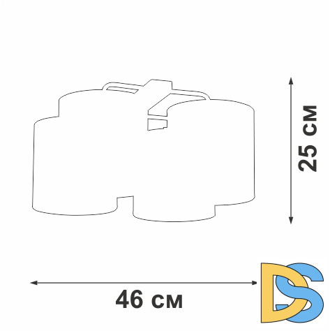 Потолочная люстра Vitaluce V28820-1/4PL