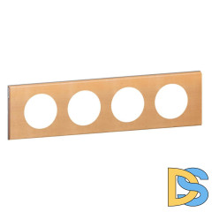 Рамка 4-постовая Legrand Celiane клен 069214