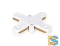 Коннектор Х-образный однофазный Ambrella Light Track System GL7082