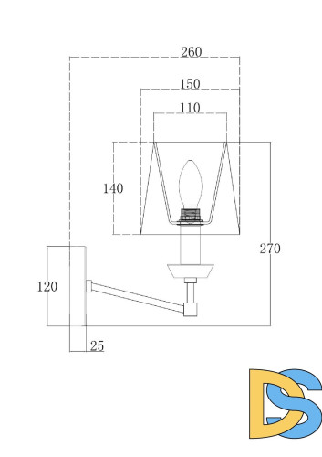 Бра Maytoni Beira MOD064WL-01N