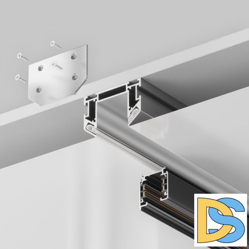 Профиль для монтажа Maytoni Three phase track system Trinity TRA005MP-312S