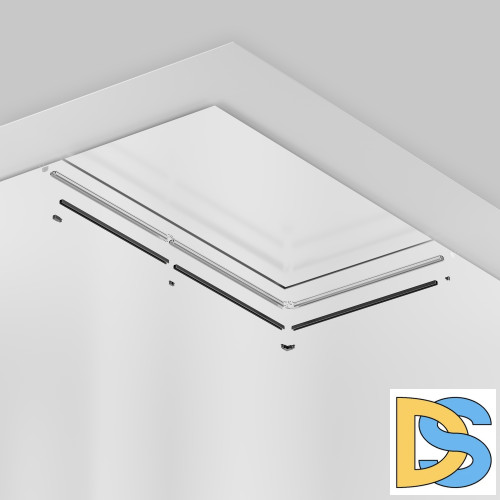 Профиль для монтажа Maytoni Three phase track system Trinity TRA005MP-312S